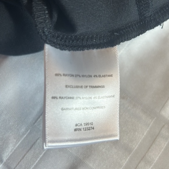 LOLE dress Size SM Black midi quarter front zip empire waist ,cotton lyocell - Picture 9 of 12